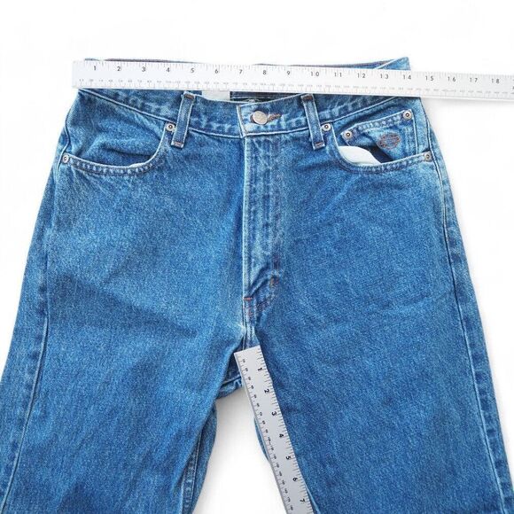 Harley-Davidson Relaxed Fit Straight Leg Medium Wash Jeans Men's 31x32 - Picture 5 of 13
